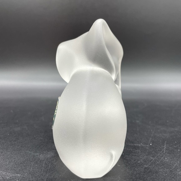 Lenox Frosted Crystal Elephant Figurine Sitting Made in Germany - Picture 3 of 8